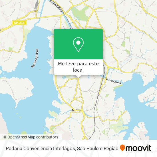 Padaria Conveniência Interlagos mapa