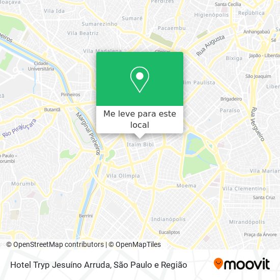 Hotel Tryp Jesuíno Arruda mapa