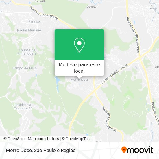 Morro Doce mapa