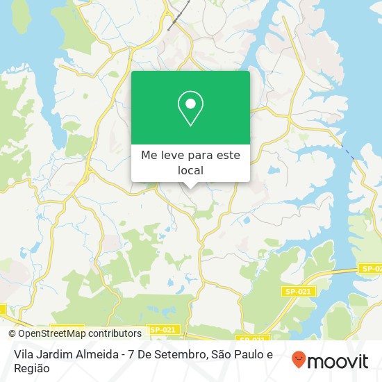 Vila Jardim Almeida - 7 De Setembro mapa