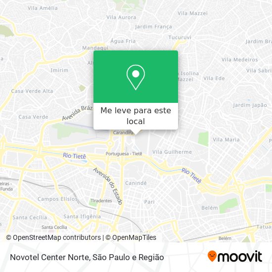 Novotel Center Norte mapa