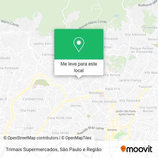 Trimais Supermercados mapa