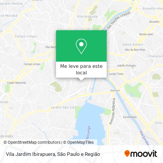 Vila Jardim Ibirapuera mapa