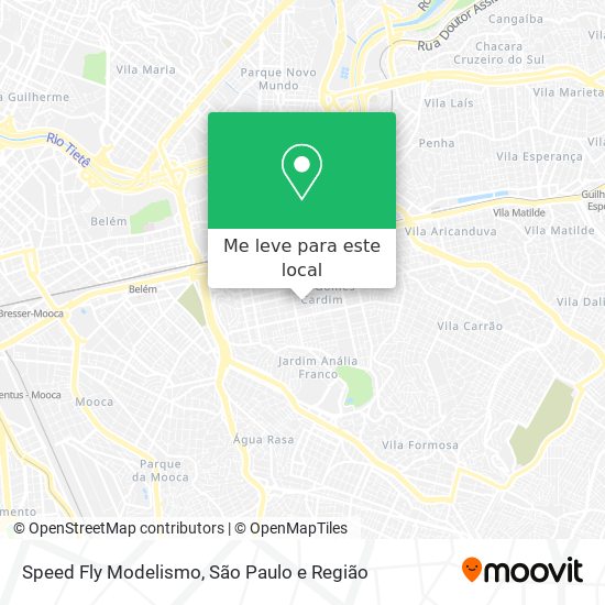 Speed Fly Modelismo mapa