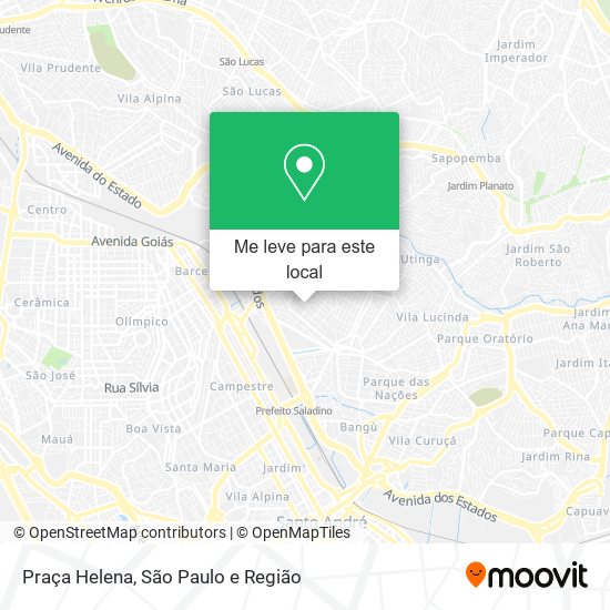 Praça Helena mapa