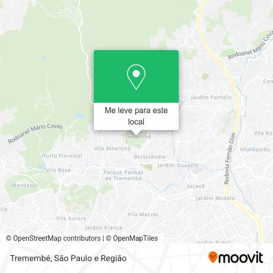 Tremembé mapa