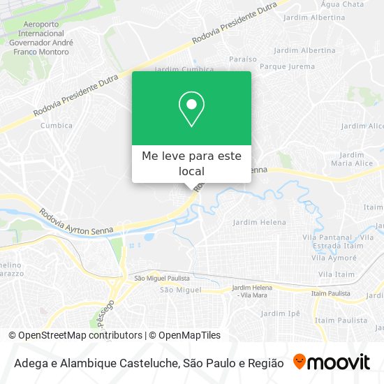 Adega e Alambique Casteluche mapa