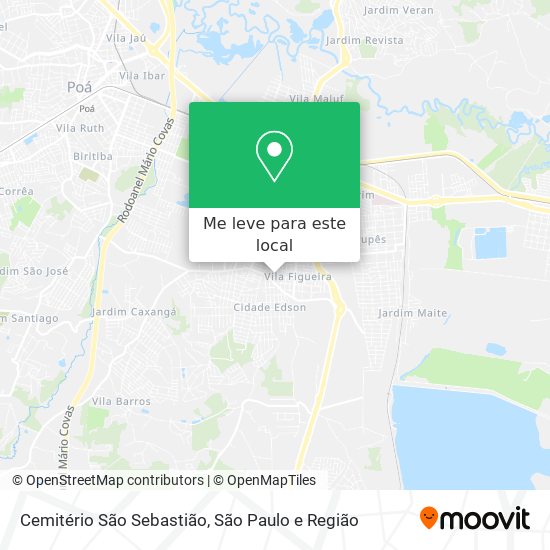 Cemitério São Sebastião mapa
