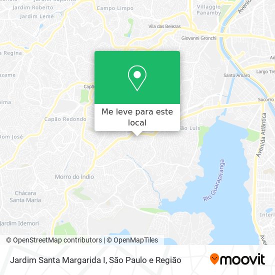 Jardim Santa Margarida I mapa
