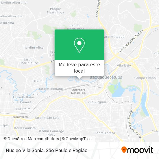 Núcleo Vila Sônia mapa