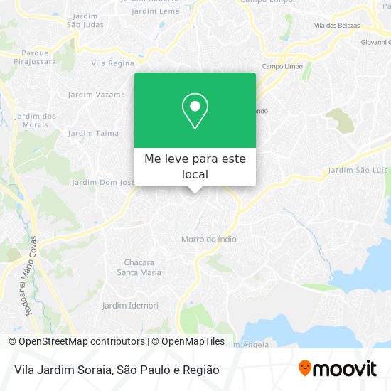 Vila Jardim Soraia mapa