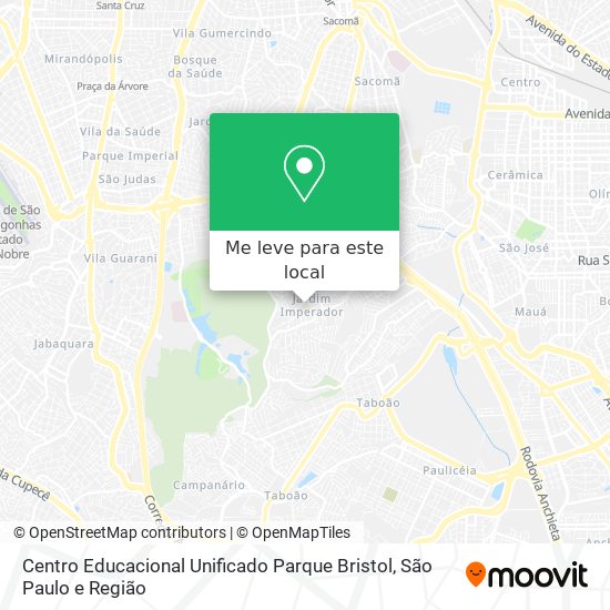 Centro Educacional Unificado Parque Bristol mapa