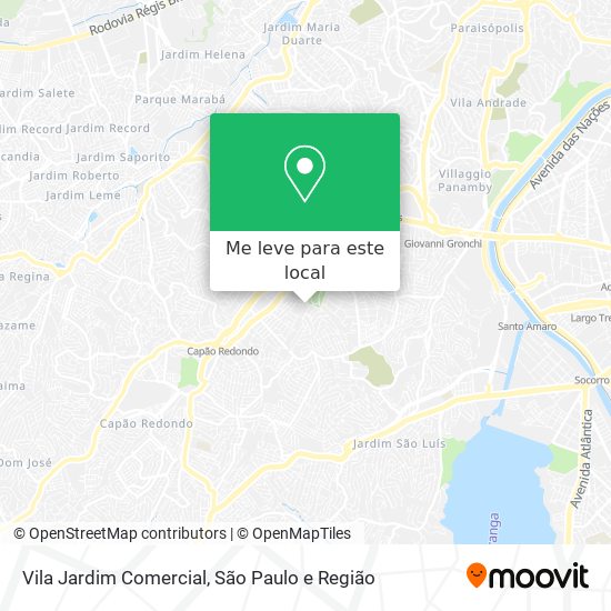 Vila Jardim Comercial mapa