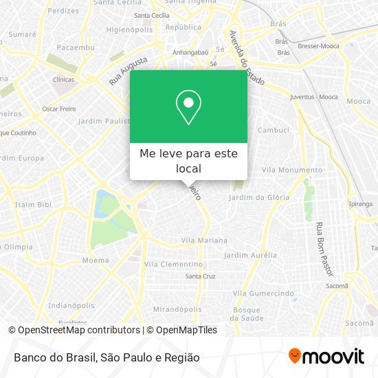 Banco do Brasil mapa