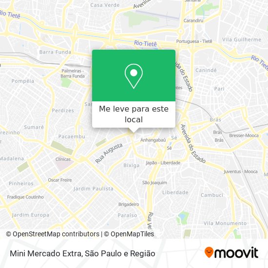 Mini Mercado Extra mapa