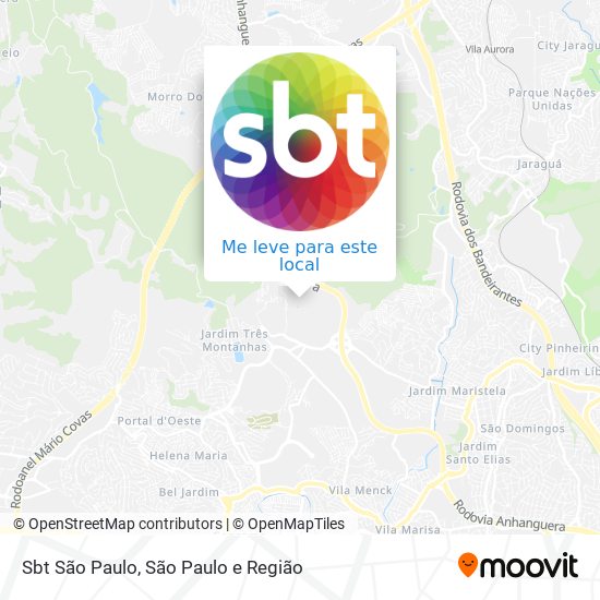 Sbt São Paulo mapa
