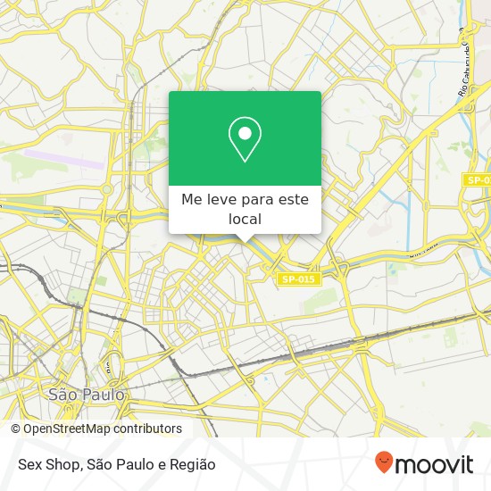 Sex Shop mapa