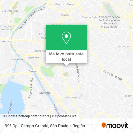 99º Dp - Campo Grande mapa