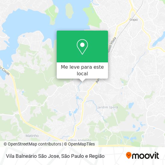 Vila Balneário São Jose mapa