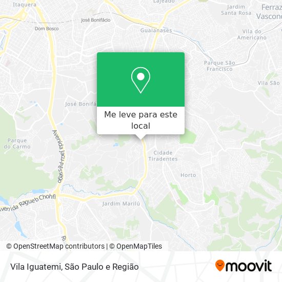 Vila Iguatemi mapa