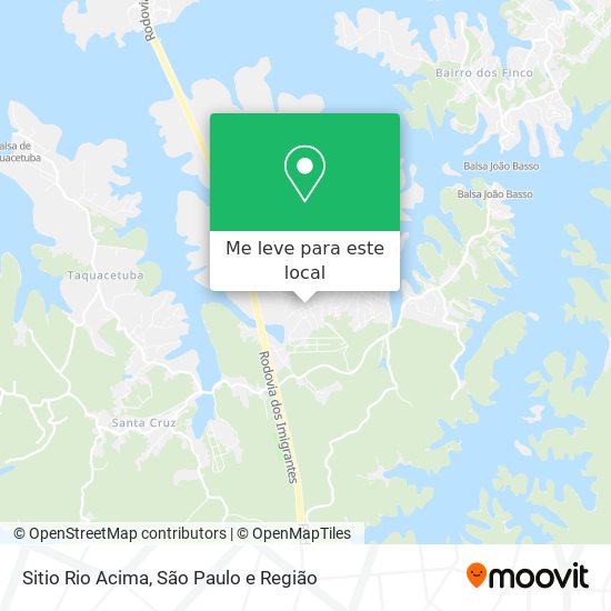 Sitio Rio Acima mapa