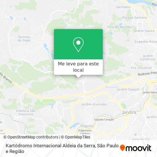 Kartódromo Internacional Aldeia da Serra mapa