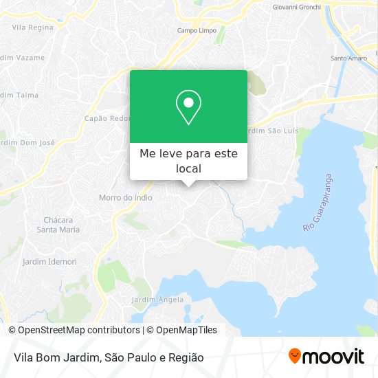 Vila Bom Jardim mapa