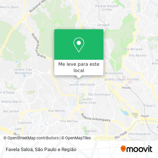 Favela Saloá mapa