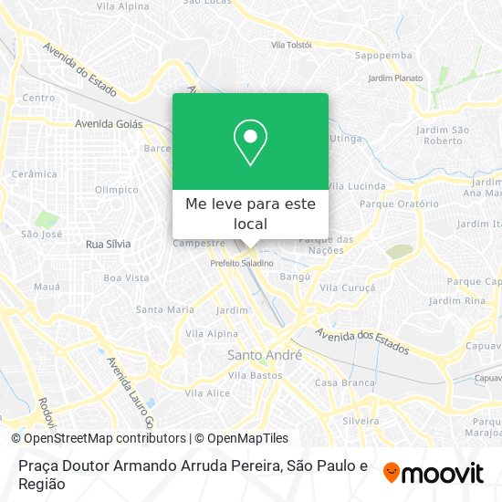 Praça Doutor Armando Arruda Pereira mapa