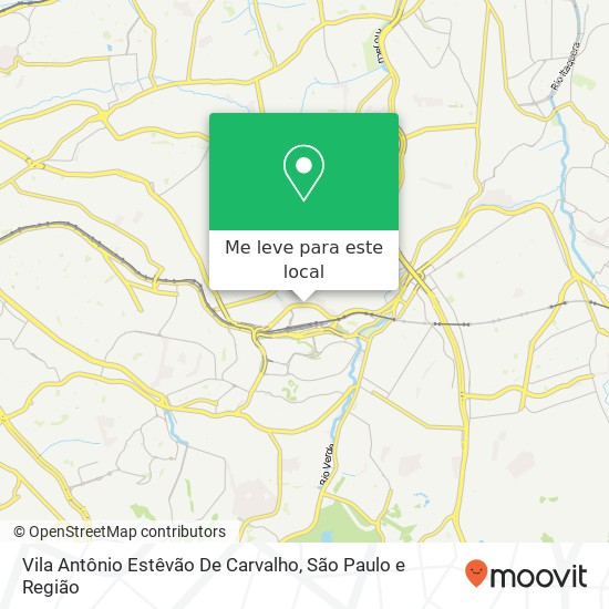 Vila Antônio Estêvão De Carvalho mapa