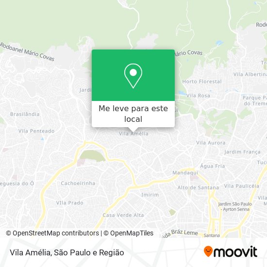 Vila Amélia mapa
