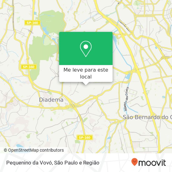 Pequenino da Vovó mapa