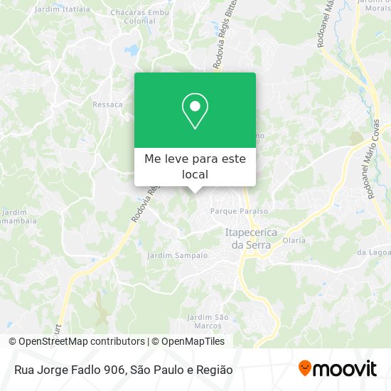 Rua Jorge Fadlo 906 mapa