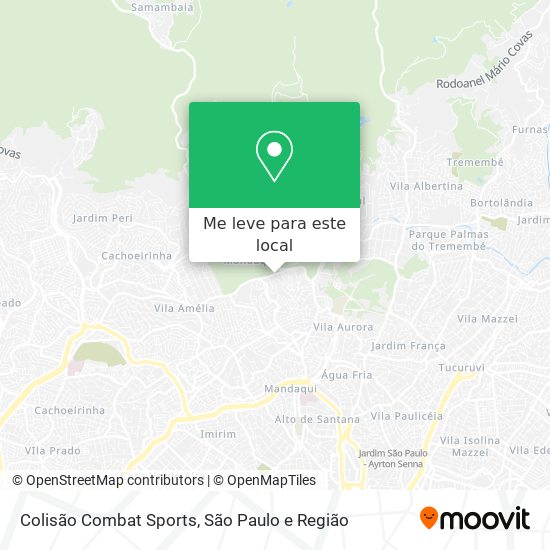 Colisão Combat Sports mapa