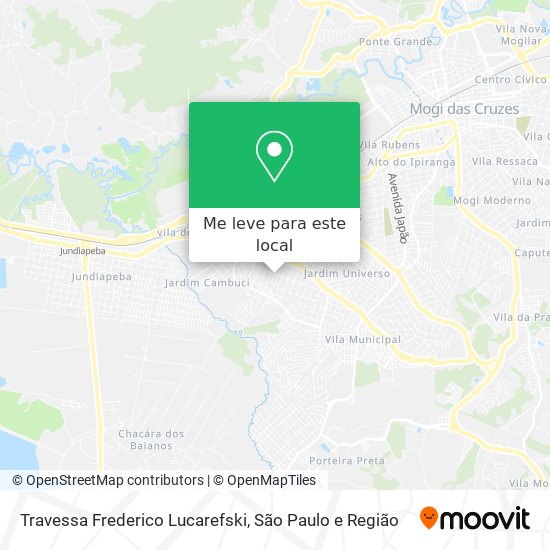 Travessa Frederico Lucarefski mapa