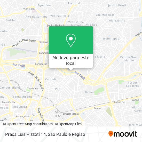 Praça Luís Pizzoti 14 mapa