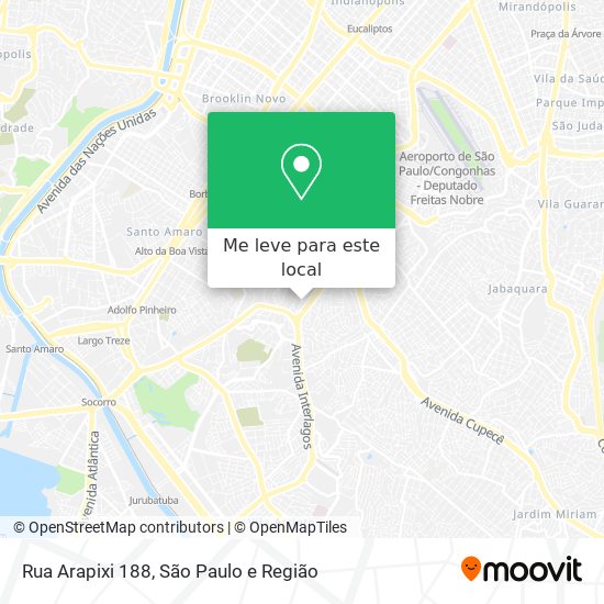 Rua Arapixi 188 mapa