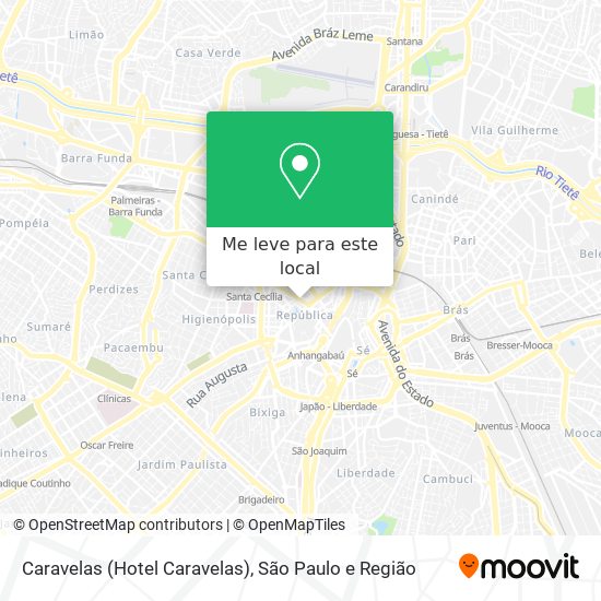Caravelas (Hotel Caravelas) mapa