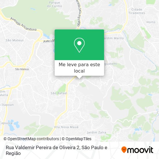 Rua Valdemir Pereira de Oliveira 2 mapa