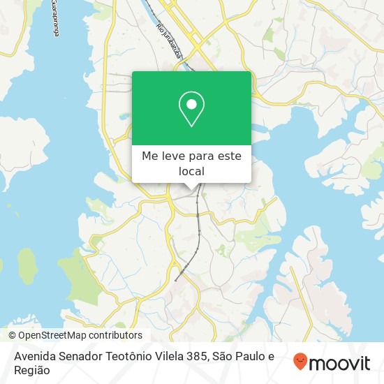 Avenida Senador Teotônio Vilela 385 mapa