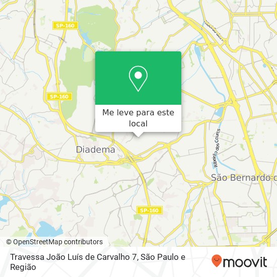 Travessa João Luís de Carvalho 7 mapa