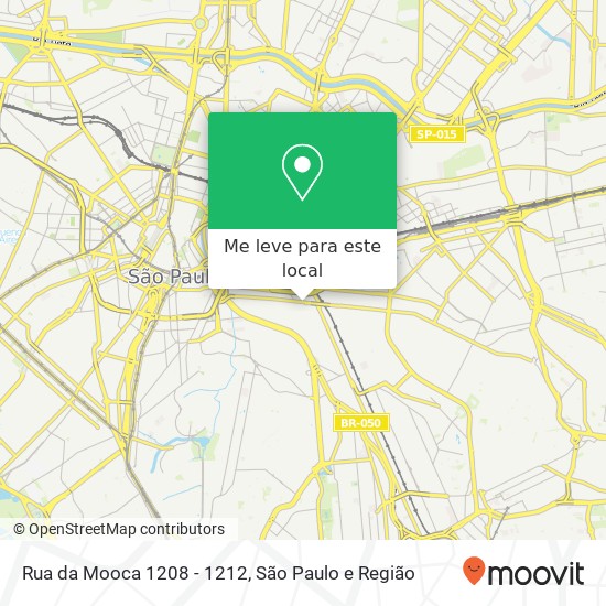 Rua da Mooca 1208 - 1212 mapa