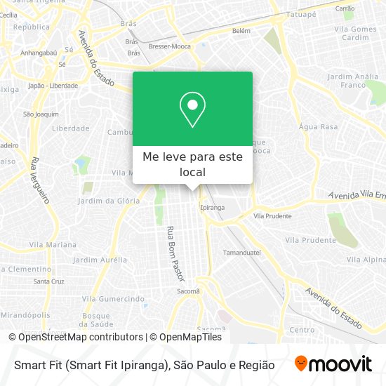 Smart Fit (Smart Fit Ipiranga) mapa