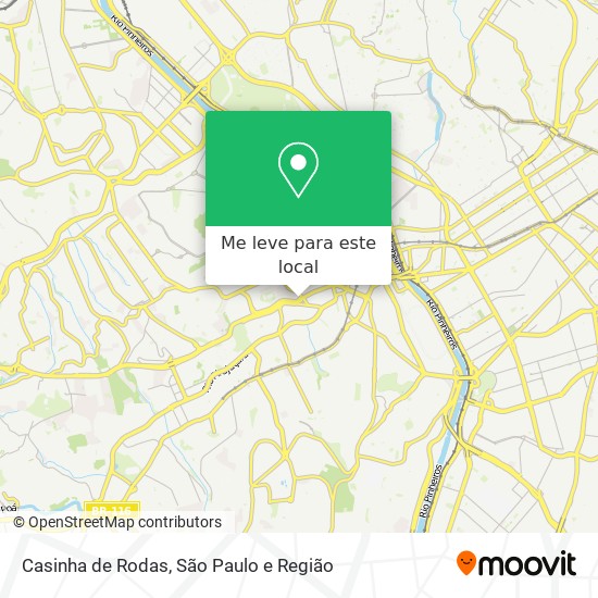 Casinha de Rodas mapa