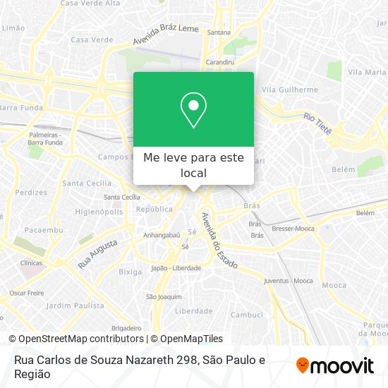 Rua Carlos de Souza Nazareth 298 mapa