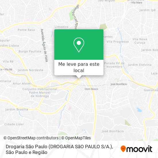 Drogaria São Paulo (DROGARIA SãO PAULO S / A.) mapa
