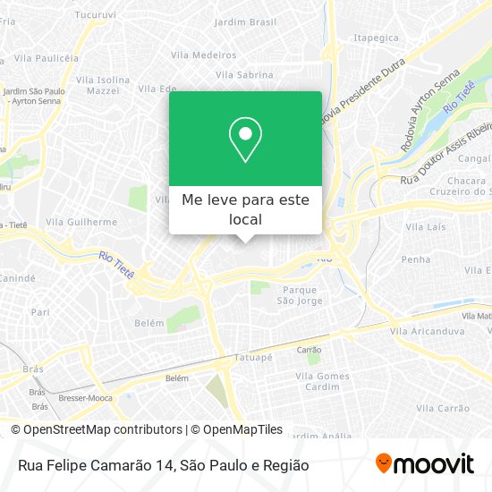 Rua Felipe Camarão 14 mapa