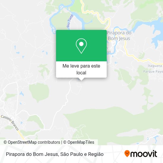 Pirapora do Bom Jesus mapa