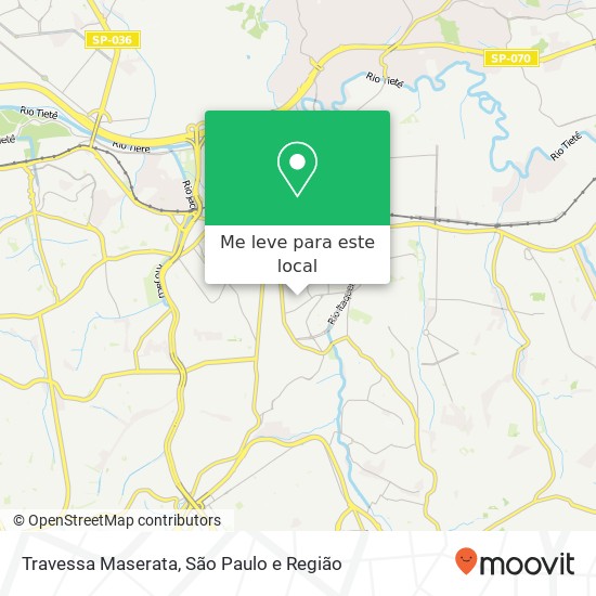 Travessa Maserata mapa