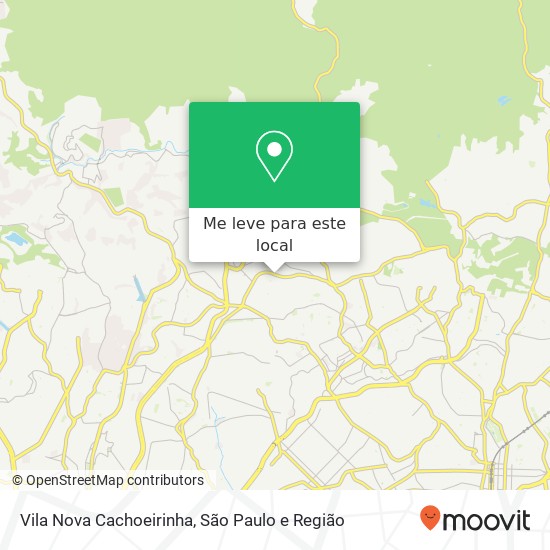 Vila Nova Cachoeirinha mapa